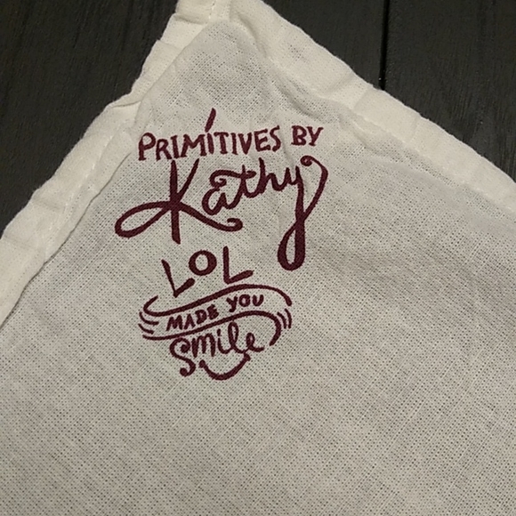 Primitives by Kathy "Yoga Pants" Dish Towel - Picture 3 of 7